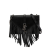 Saint Laurent B Saint Laurent Black Calf Leather Medium Snake Monogram Fringe Envelope Chain Bag Italy