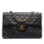 Chanel B Chanel Black Lambskin Leather Leather Maxi XL Classic Lambskin Single Flap France