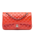 Chanel B Chanel Red Patent Leather Leather Medium Classic Patent Double Flap France