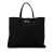 Fendi AB Fendi Black Canvas Fabric Zucchino Tote Italy