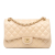 Chanel AB Chanel Brown Light Beige Lambskin Leather Leather Jumbo Classic Lambskin Double Flap Italy