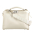 Fendi AB Fendi White Ivory Nylon Fabric Mini Peekaboo ISeeU Italy