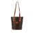 Celine B Celine Brown Coated Canvas Fabric Macadam Tote Italy