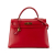 Hermès B Hermès Red Calf Leather Box Kelly Sellier 32 France