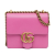 Gucci AB Gucci Pink Calf Leather Small GG Marmont Chain Flap Italy