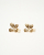 Saint Laurent Floral Rhinestone and Pearl Earrings