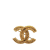 Chanel B Chanel Gold Gold Plated Metal CC Brooch France