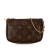 Louis Vuitton B Louis Vuitton Brown Monogram Canvas Canvas Monogram Mini Pochette Accessoires France