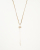 Christian Dior Lariat Gold-toned Necklace