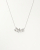 Christian Dior Rhinestone Logo Necklace