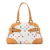 Louis Vuitton AB Louis Vuitton White Monogram Multicolore Canvas Canvas Monogram Multicolore Claudia France