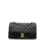 Chanel B Chanel Black Calf Leather Jumbo skin Soft Elegance Flap Italy