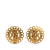 Hermès AB Hermès Gold Gold Plated Metal Bijouterie Fantaisie Clip on Earrings France