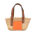 Loewe B LOEWE Brown Beige Raffia Natural Material Mini Basket Tote Spain