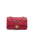 Chanel B Chanel Red Lambskin Leather Leather Mini Rectangular Classic Lambskin Single Flap France