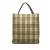 Burberry B Burberry Brown Beige Canvas Fabric House Check Tote China