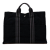 Hermès B Hermès Black Canvas Fabric Fourre Tout MM France