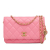 Chanel AB Chanel Pink Lambskin Leather Leather Lambskin Pearl Crush Wallet On Chain Italy