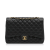 Chanel B Chanel Black Caviar Leather Leather Maxi Classic Caviar Double Flap France