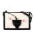 Loewe B LOEWE White Ivory with Black Calf Leather Medium Roses Print Barcelona Crossbody Spain