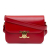 Celine B Celine Red Calf Leather Medium Triomphe Crossbody Bag Italy