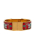 Hermès B Hermès Red Enamel Other Wide Elephant Hinge Bangle 60 France