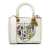 Christian Dior AB Dior White Calf Leather Niki De Saint Phalle Medium skin Lady Dior Italy