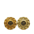 Chanel B Chanel Gold Gold Plated Metal CC Clip On Earrings France