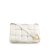 Bottega Veneta B Bottega Veneta White Calf Leather Padded Cassette Crossbody Bag Italy