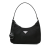 Prada AB Prada Black Nylon Fabric Re- Re-Edition 2005 Shoulder Bag Italy