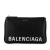 Balenciaga B Balenciaga Black Calf Leather Ville M Clutch Italy