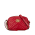 Gucci AB Gucci Red Calf Leather Mini GG Marmont Matelasse Crossbody Italy