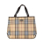 Burberry B Burberry Brown Beige Canvas Fabric House Check Handbag United Kingdom