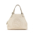 Gucci B Gucci White Ivory Calf Leather Medium Soho Cellarius Tote Italy