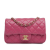 Chanel B Chanel Pink Dark Pink Lambskin Leather Leather Mini Rectangular Classic Lambskin Single Flap Italy