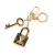 Louis Vuitton AB Louis Vuitton Gold Brass Metal Porte Cles Confidence Key Holder & Bag Charm Italy