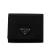 Prada AB Prada Black Nylon Fabric Tessuto Trifold Wallet Italy