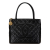 Chanel B Chanel Black Caviar Leather Leather Caviar Medallion Tote France