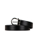 Salvatore Ferragamo B Ferragamo Black Calf Leather Gancini Belt Italy