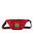 Gucci AB Gucci Red Calf Leather Small Logo Belt Bag Italy