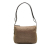 Fendi AB Fendi Brown Nylon Fabric Micro Zucchino Shoulder Bag Italy