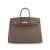 Hermès B Hermès Gray Calf Leather Epsom Birkin Sellier 25 France