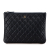 Chanel AB Chanel Blue Navy Caviar Leather Leather Medium Quilted Caviar O Case Clutch Spain