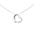 Tiffany & Co Tiffany Silver Elsa Peretti Sterling Silver Open Heart Pendant Necklace United States