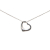 Tiffany & Co Tiffany Silver Elsa Peretti Sterling Silver Open Heart Pendant Necklace Spain