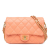 Chanel AB Chanel Orange Peach Caviar Leather Leather Mini Quilted Caviar CC You Flap Italy