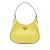 Prada B Prada Yellow Calf Leather Spazzolato Cleo Hobo Bag Italy