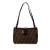 Fendi B Fendi Brown Canvas Fabric Zucca Shoulder Bag Italy