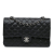 Chanel B Chanel Black Caviar Leather Leather Medium Classic Caviar Double Flap France