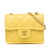 Chanel B Chanel Yellow Caviar Leather Leather Mini Quilted Caviar Sweet Classic Flap France